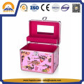 Preciosa caja de almacenamiento de joyería de aluminio (HB-2044)
